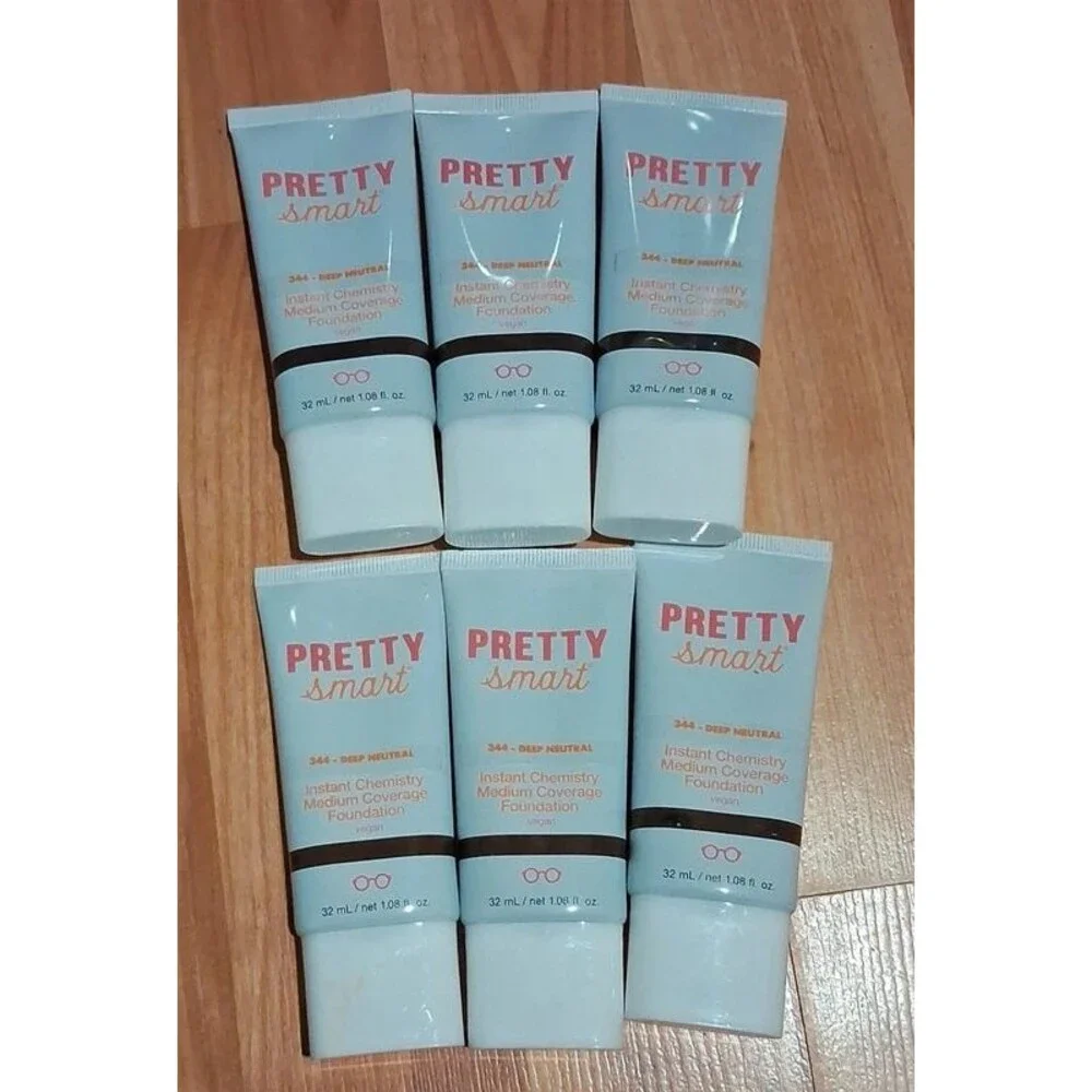 Pretty Smart Vegan makeup Foundation 344 Deep Neutral lot